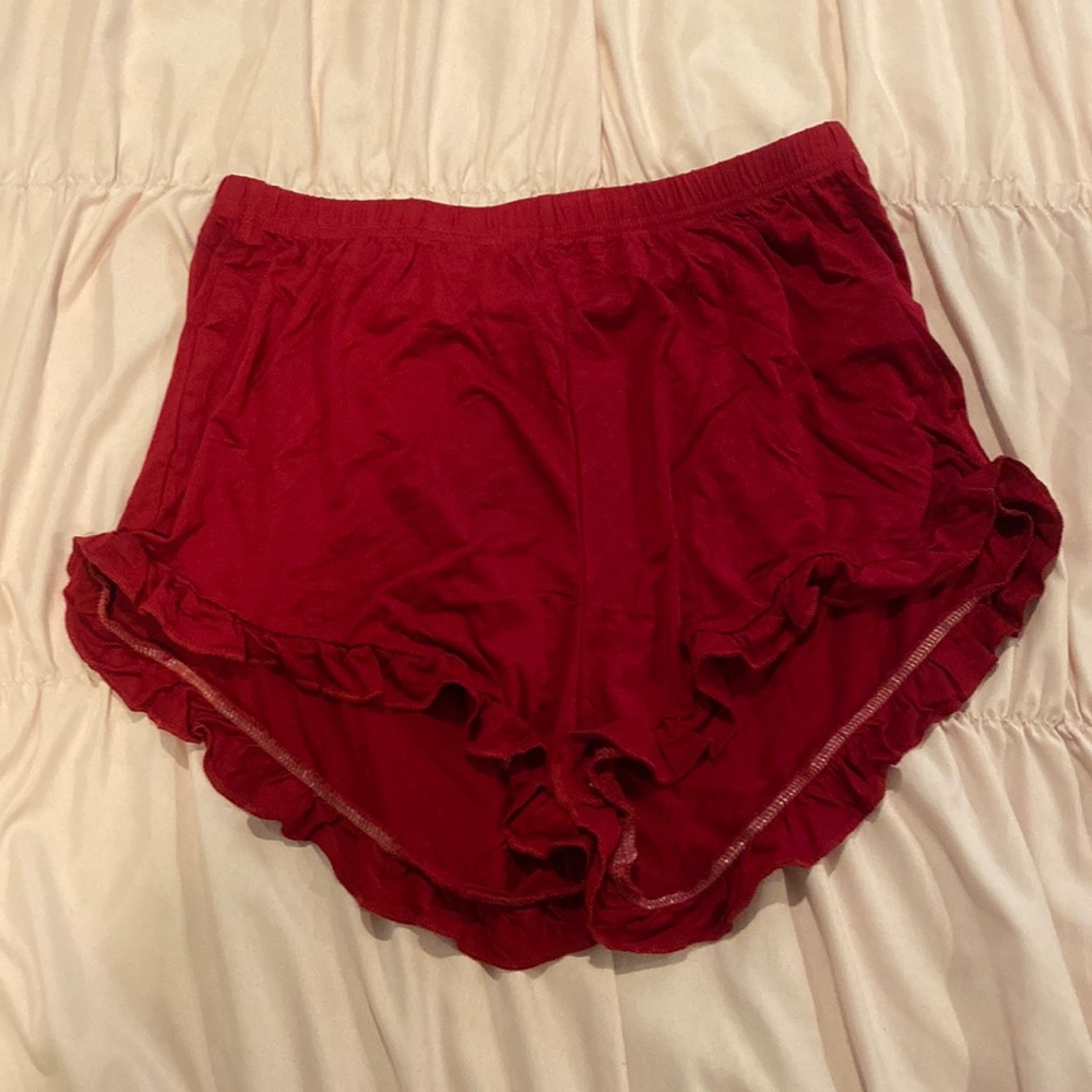 Ruffled shorts